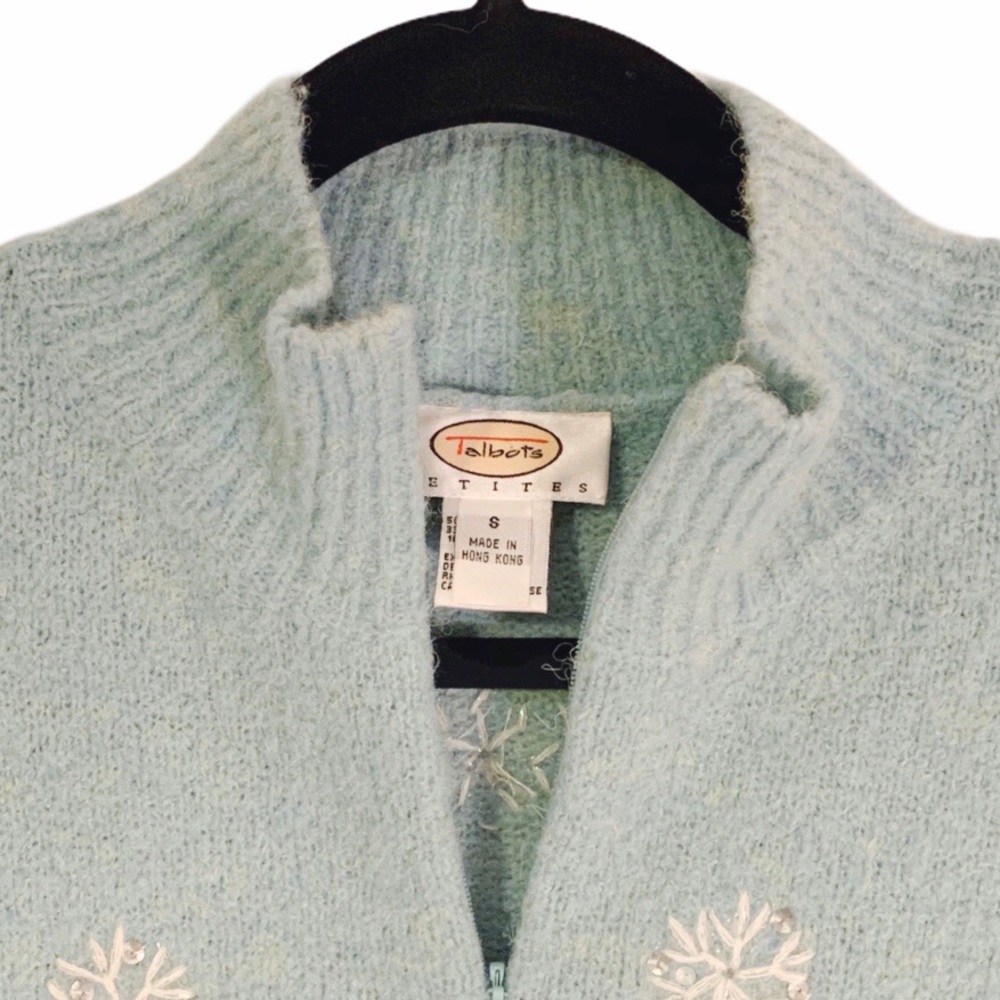 Talbots | Embellished Wool Blend Sweater - Picture 4 of 6